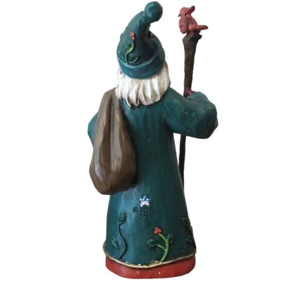 The Lost Woodsman Rick Rowley Rustic Primitive Santa - Picture 2 of 8